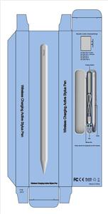 新しいワイヤレス充電式スタイラスペンディスプレイ付き残りパワースタイラスペンIpadロゴ付きカスタム - Product Image 5
