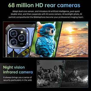 Nuovo Smartphone Robusto I18 2025 8GB+128GB Impermeabile IP68 Sbloccato <span class=keywords><strong>Android</strong></span> 14 Visione Notturna 10000mAh <span class=keywords><strong>Dual</strong></span> SIM Telefono Corazzato - Product Image 6