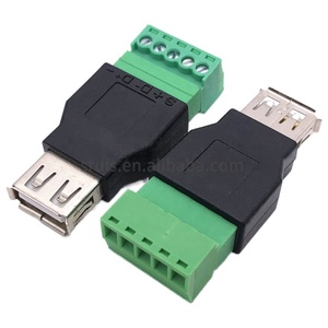 USB2.0 a PCB 5PIN adaptador de terminal de tornillo verde conector convertidor adaptador USB Puerto USB - Product Image 1