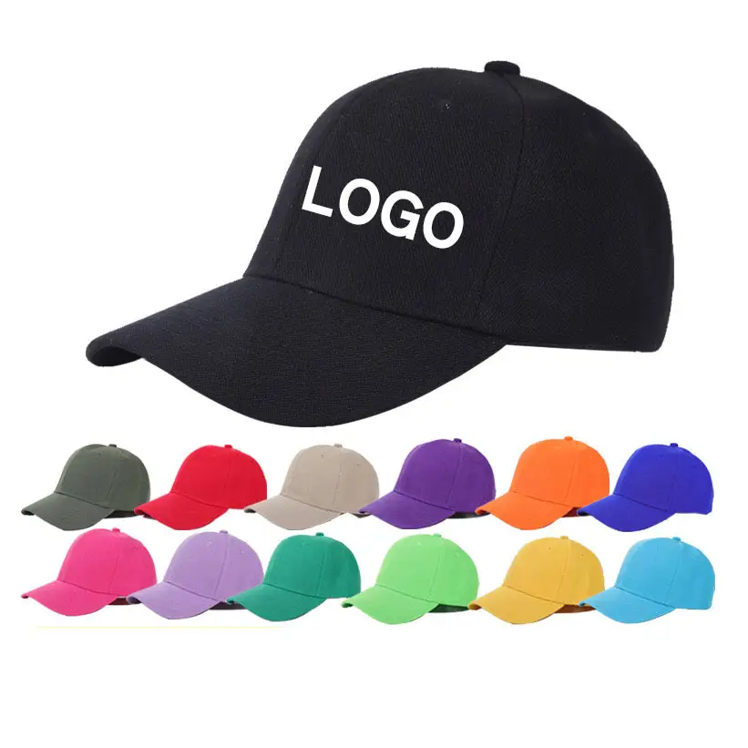Fabbrica all'ingrosso personalizzato ricamato Logo di alta qualità da esterno regolabile papà cappello Sport cappellino cappellini da Baseball per donna uomo