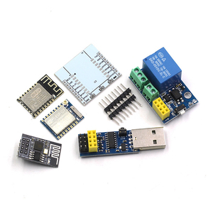 ESP8266 modulo wireless WIFI seriale ESP8266 ESP01/01S adattatore breadboard ESP-01/ CH340C masterizzatore firmware download - Product Image 6