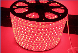 220V <strong>SMD</strong> <strong>5050</strong> RGB IP67 Waterproof PVC LED Strip 96 Leds/<strong>m</strong> Double-row Flexible Smart LED Strip Light - Product Image 4