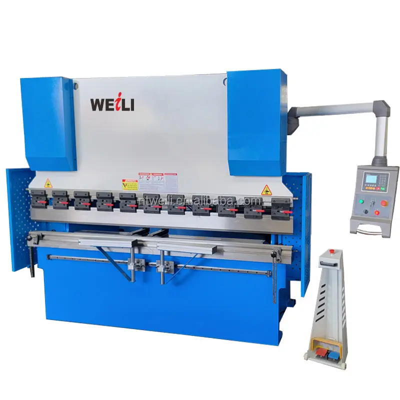 ماكينات ثني المعادن WC67K-125/3200، مكابح ضغط على الألواح باستخدام الحاسوب CNC مع نظام تحكم TP10S، ماكينة مكابح ضغط بسعر جيد