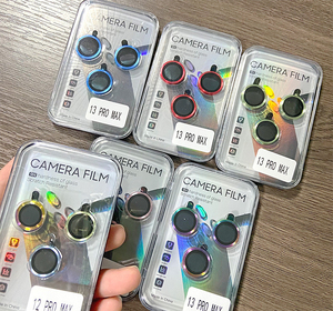 Yeni 2.5D Anti-Scratch Metal alüminyum cam kamera Lens ekran koruyucu 9H koruyucu Film iPhone 11 15 Pro cep telefonları için - Product Image 1