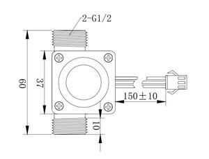 G1/2&quot; Brass <strong>Flow</strong> <strong>Sensor</strong> 1-30L/min Water <strong>Flow</strong> Meter <strong>Sensor</strong> Hall <strong>Pulse</strong> signal <strong>Output</strong> Water <strong>Flow</strong> <strong>Sensor</strong> for Cooling System