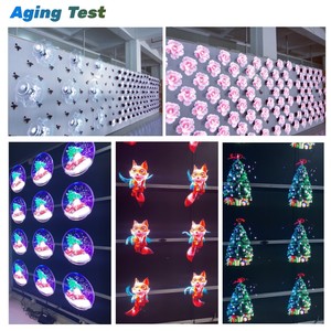 360 spin görüntü iki bıçak 3d hologram fan kapaklı 27cm 3d hologram küçük fan çıplak göz Stereo 3d fan hologram taşınabilir - Product Image 6
