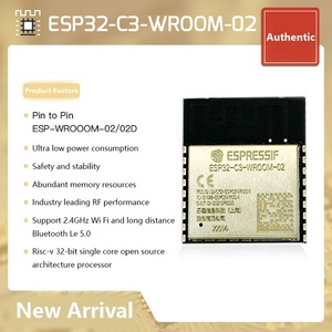 Modulo Esp32 C3 ESP32-C3-WROOM-02 4MB SPI Flash RISC-V Single-core Esp32c3wroom Chip ESP32-C3 Esp32 modulo Wifi per dispositivo Iot - Product Image 3