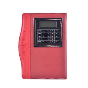 2023 Leder Tagebuch Notizbuch personal izzabili Büro Notizblock Notizbuch mit Taschen rechner und Stift - Product Image 3