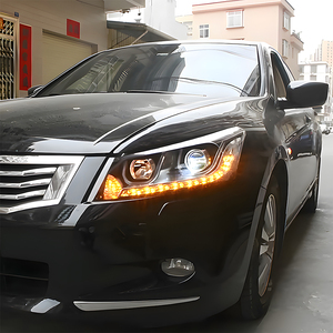 LEDオートヘッドランプアセンブリ用アコードG8 8th 2008-2012両用レンズスタイルデザイン6000kカラー新品CP2アップグレードフロントライト - Product Image 4
