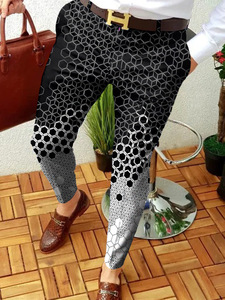 2023春秋跨界爆款男士时尚印花长裤男士 - Product Image 2