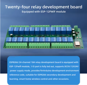 <strong>ESP8266</strong> <strong>WIFI</strong> 24 Way 24 Channel <strong>Relay</strong> <strong>Module</strong> ESP-12F Development Board 5V 12V 24V - Product Image 4