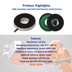 Alta precisione personalizzabile induttivo Encoder 4000 RPM velocità di rotazione per più applicazioni con supporto OEM - Product Image 3