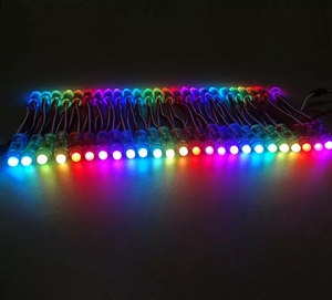 IR DC5V /DC12V 12mm WS2811 UCS1903 <strong>WS2801</strong> IP68 Addressable Full Color RGB Advertising signal Light Led <strong>Pixel</strong> <strong>Module</strong> 50pcs/<strong>string</strong> - Product Image 1