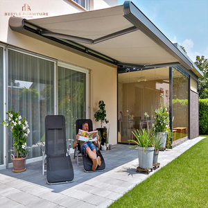 Ekstra büyük balkon için elektrikli teleskopik güneşlik uygun kurulum - Product Image 4