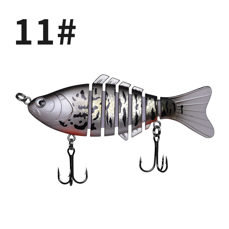 Artificial lure, multi-segmented fish 90-11