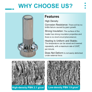 Fast-Response PBN Point Heat <strong>Source</strong> for High-Temperature Material Research <strong>Experiments</strong> - Product Image 4