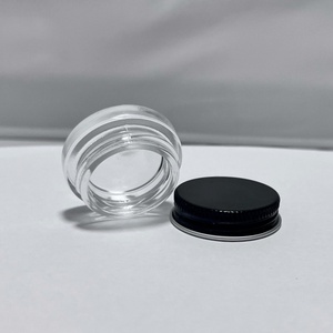 <strong>5ml</strong> 7ml 9ml Glass Concentrate <strong>Containers</strong> Smell Proof Glass <strong>Jar</strong> with Aluminum Lid