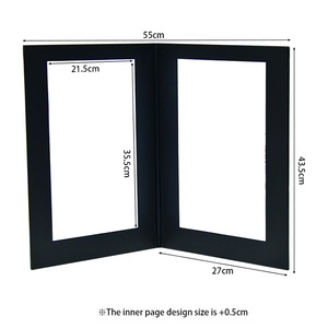 Bảng kỹ thuật số nhà hàng <span class=keywords><strong>Menu</strong></span> da <span class=keywords><strong>menu</strong></span> bao gồm tùy chỉnh kích thước thanh Nhà hàng có thể thay thế thư mục LED <span class=keywords><strong>menu</strong></span> - Product Image 2