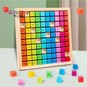 2025热卖木制益智玩具九九乘法表数学学习积木玩具儿童早教 - Product Image 5