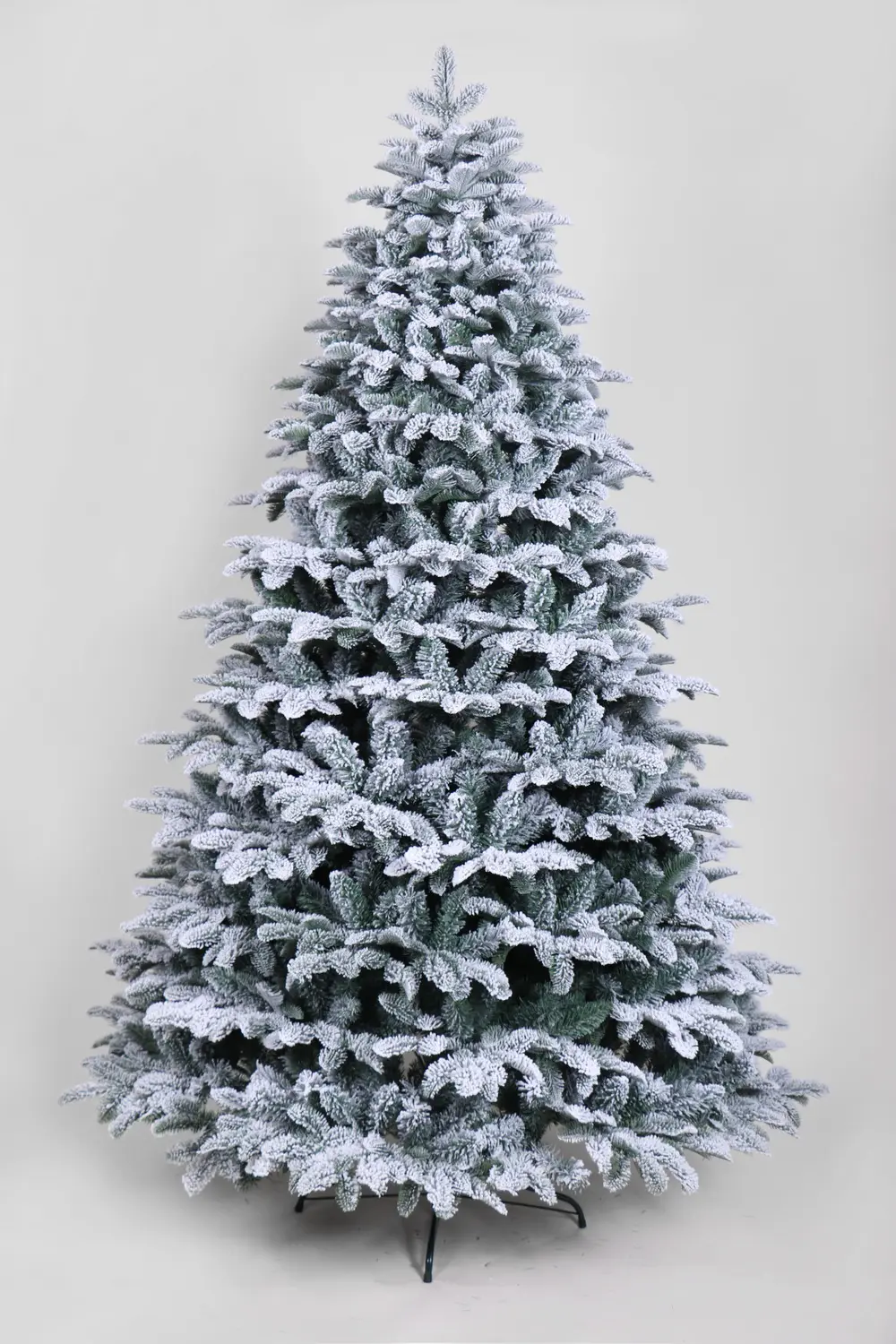 Pohon Natal buatan, pohon Natal kombinasi PVC PE hijau dengan lampu LED putih hangat dengan pengontrol dekorasi Natal