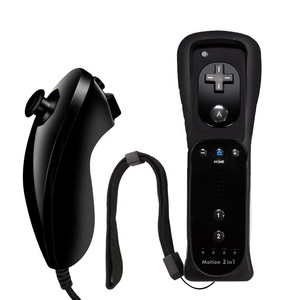 2-in-1任天堂WiiリモコンNunchuckシリコーンカバーストラップ内蔵モーションプラスプラスチック素材 - Product Image 3
