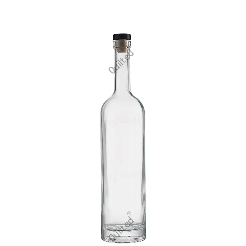 Grosir Botol Kaca Minuman Keras Anggur 750Ml Brandy Gin Tequila Vodka Botol Roh dengan Tutup