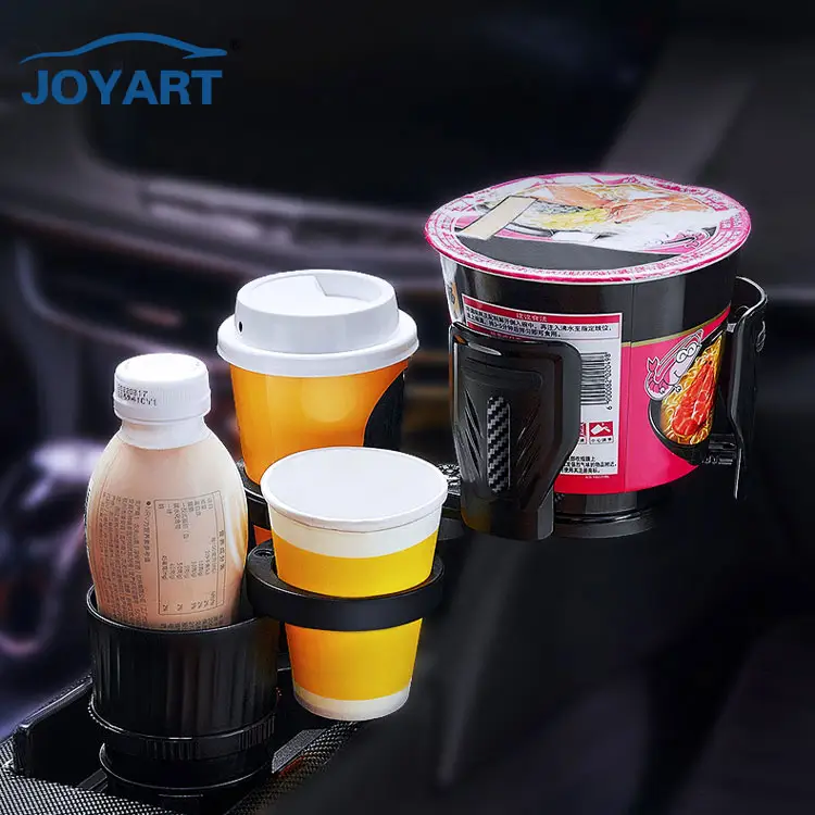 Portavasos multifuncional para coche Jeep, soporte de fibra de carbono con soporte para bebidas, se puede estirar en un minuto