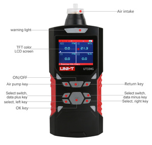 USB Charging Interface 2.4-inch Explosion-proof 4 in 1 Gas Detector UT334G/F/E for H2S/<strong>CO</strong>/O2/EX Gas Concentration <strong>Detection</strong> - Product Image 5