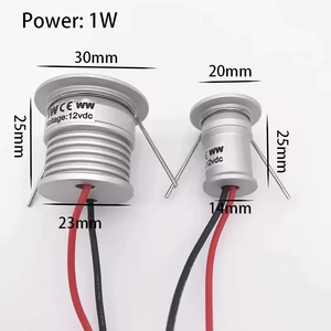 ไฟสปอตไลท์ LED 12V 1W ไฟดาวน์ไลท์ติดผนังแบบฝังเพดานขนาดเล็กสำหรับตู้โชว์เครื่องประดับ - Product Image 4