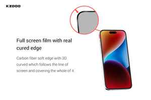 KZDOO for <strong>Apple</strong> IPhone 15 Pro Max Mobile Phone Screen Anti-privacy 0.33mm Full Coverage 9H Toughened Glass Protective <strong>Fil</strong> - Product Image 3