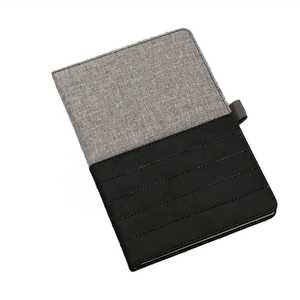 Cuaderno de diario con cubierta encuadernada con lazo para bolígrafo y cierre elástico/banda 2025 recién llegado muestra gratuita personalizada A5 Lino de tapa dura - Product Image 1