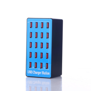 20-יציאה אוניברסלי מטען usb לנו/eu/uk תקע 5v קלט 5a פלט 100w כוח זרם טעינה מהיר טעינה טלפונים ניידים/טבליות 2.1a