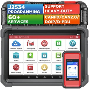 LAUNCH X431 V+ ELITE 2024 Car Diagnostic Scanner With Smartlink VCI, OBD PIN <strong>Detection</strong> Topology Map - Product Image 4