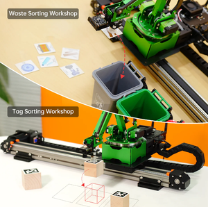Robot Arm with Sliding Rail JetMax Pro JETSON NANO Educational Robot Kit for Python Learning with <strong>Source</strong> <strong>Code</strong> and Tutorials