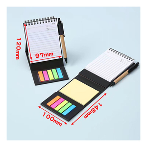 黑白多规格立方体盒透明磁性办公室小便签 - Product Image 1