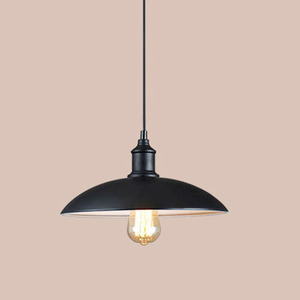 Vintage Iron Industrial <strong>Loft</strong> Dia25/36/46cm Dinning Room Pendant <strong>Lamp</strong> Barn <strong>Led</strong> Hanging Pendant Light Lustres Modernes - Product Image 2