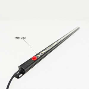 Açık hatasız aydınlatma için 12V çift renk beyaz + sarı özelleştirilmiş uzunluk SMD5050 su geçirmez alüminyum kabuk Led ışık Bar - Product Image 2