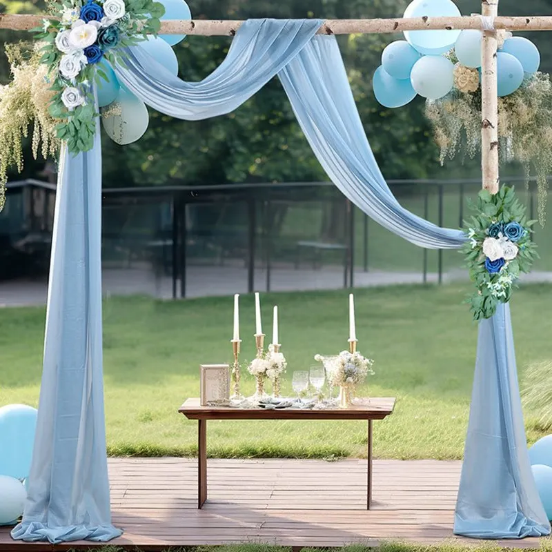 Wholesale Wedding Arch Drapery Backdrop Hanging Curtain Supplies Home Drapery Ceremony Decoration