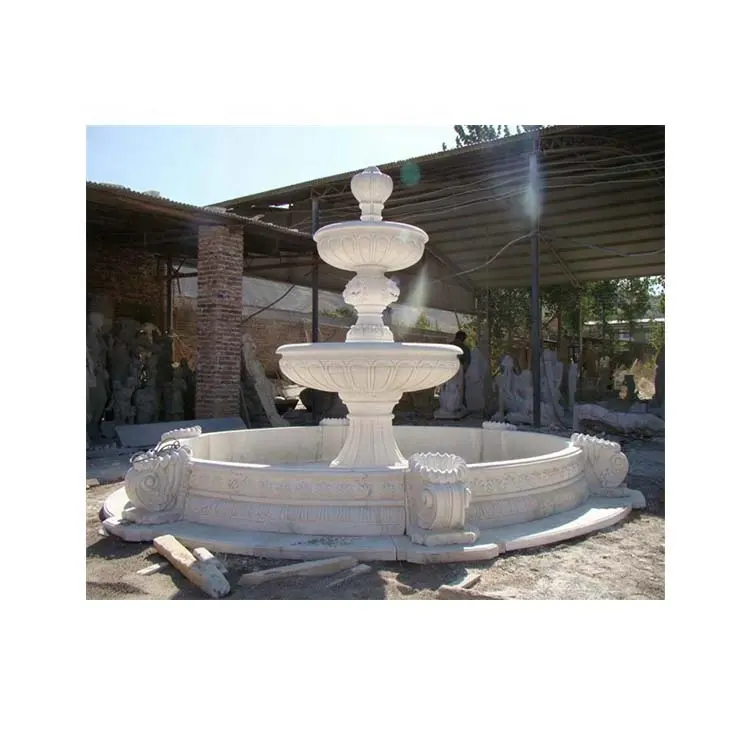 All'aperto in stile europeo giardino di pietra prodotti di marmo pietra naturale fontana di acqua