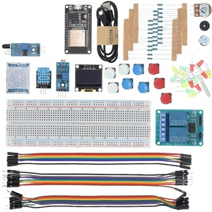Temel başlangıç kiti Arduino projesi için ESP-32S WIFI geliştirme kurulu öğrenme kiti ile öğreticiler kutusu ile çekirdek kiti
