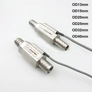 高品质1/2 “3/4” 1 “霍尔效应脉冲塑料流量计不锈钢涡轮水流量传感器，带3根线 - Product Image 5