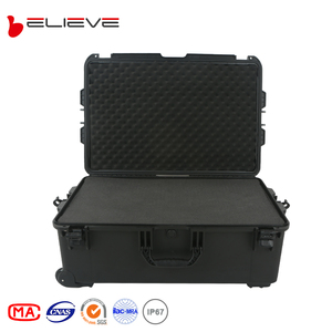 带轮子的大型防水硬质PP材料工具箱OEM可定制存储和携带塑料盒 - Product Image 2