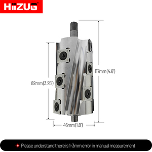 スパイラルカッターヘッドプレーナー木工ヘリカルカッターヘッド1900Bハンド電気プレーナー用 - Product Image 2