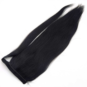 חם המפעל הסיטונאי 100g כפול צבוע לא מעובד remy remy אנושי בתולה במלאי מוכן הספינה ponytail סיומת