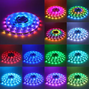 แถบไฟ LED แบบ WS2812ที่มีไฟ LED RGB แยกที่อยู่ได้ - Product Image 6
