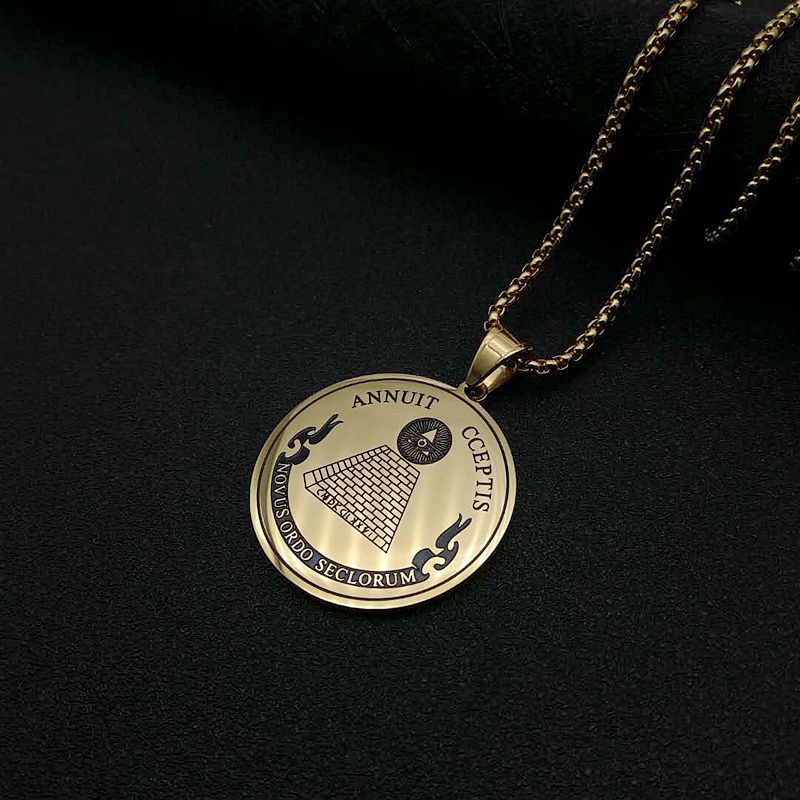 Gold Single Pendant Without Chain