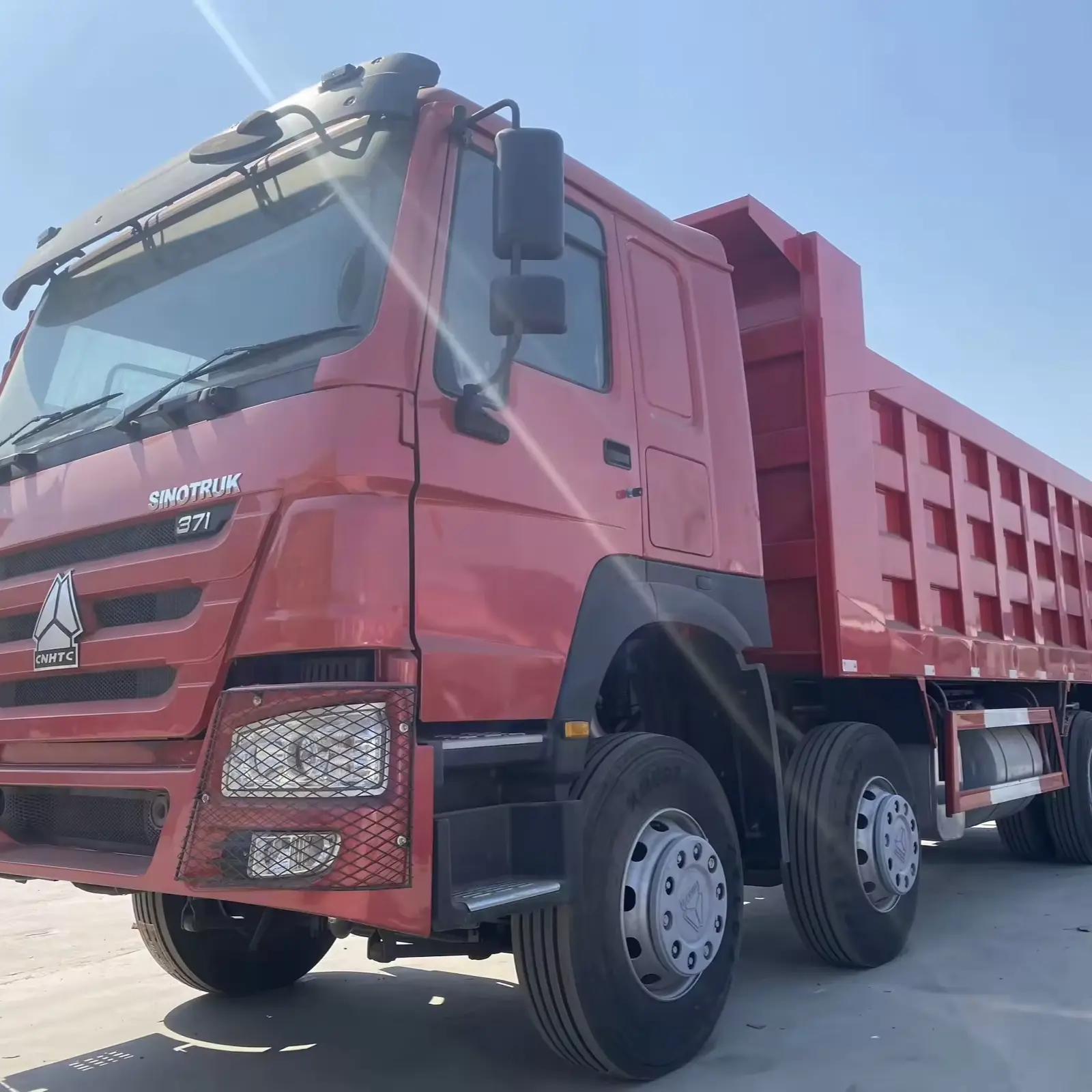 Preço de fábrica Howo caminhão basculante diesel 371 usado 12 caminhões basculantes de rodas preço