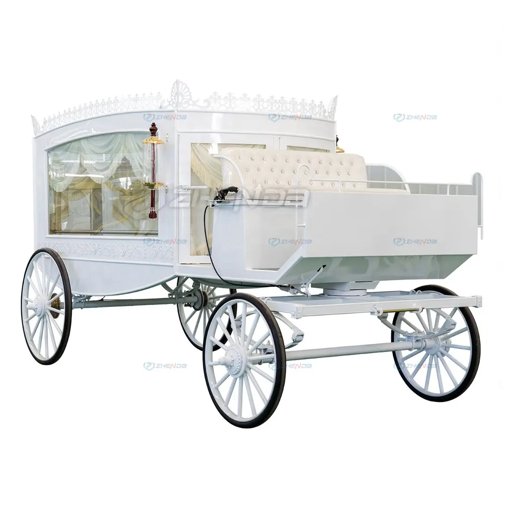 Coche fúnebre funerario/coche fúnebre clásico de cuatro ruedas funerario/carro de ataúd de diseño moderno vehículo fúnebre eléctrico antiguo coche fúnebre C