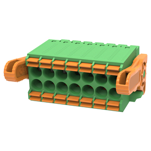 Bloques de terminales enchufables de resorte de doble capa de 3,5mm 15EDGKNHG, bloque de terminales de conector de placa a placa de paso de 3,5mm - Product Image 6