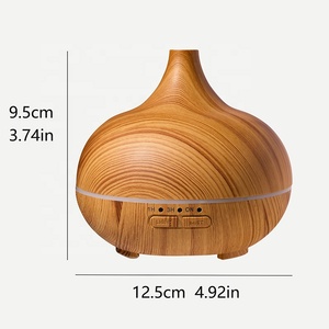 Ellestfun OEM/ODM <strong>Timer</strong> Fragrance <strong>Ultrasonic</strong> Round Aroma 150 ml Woodgrain Essential Oil <strong>Diffuser</strong> 150ml Machine - Product Image 5